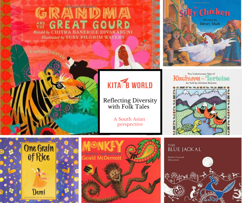 Reflecting Diversity with Folktales: A South Asian Perspective
