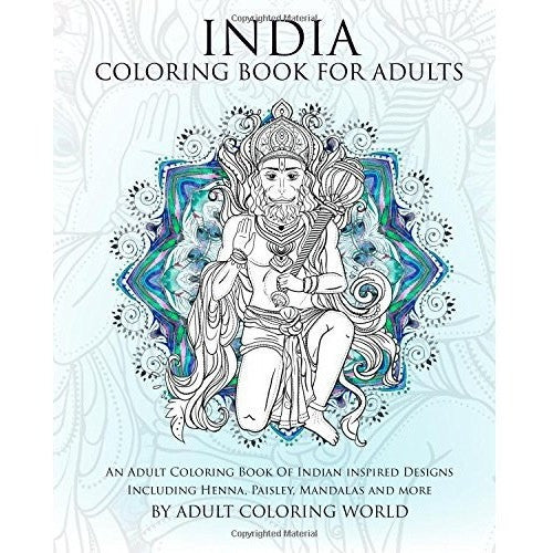 India Coloring Book For Adults - KitaabWorld